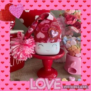 💕Valentine’s Day Marshmallow Mug Hat, Valentine’s Day Decor, Rae Dunn